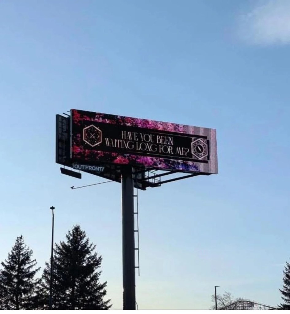 Even in Arcadia Sleep Token - campagne publicitaire et marketing aux USA pour annoncer la sortie de l'album