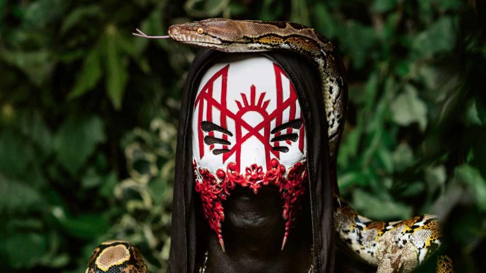 Sleep Token science fiction - vessel avec un serpent sur la tête