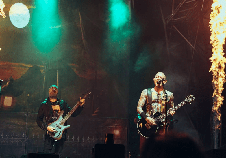 III bloodstock trivium - III sur scène avec Trivium au Bloodstock